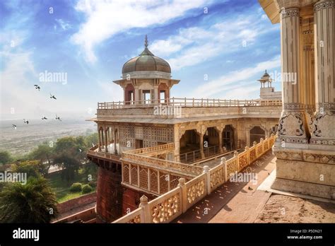 Agra Fort With View Of Musamman Burj Dome Agra Fort Is A Unesco World