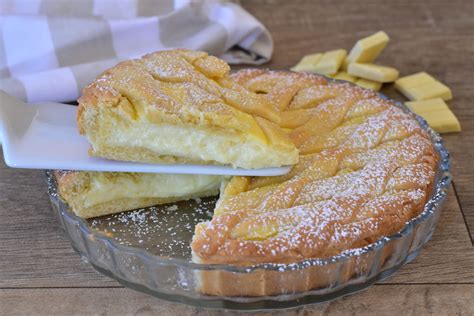 Crostata Ricotta E Cioccolato Bianco Il Dolce Di Pasta Frolla Friabile