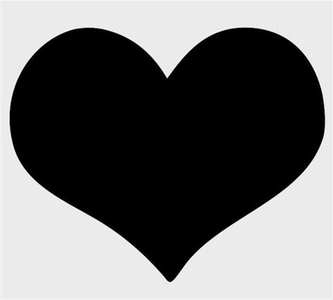 Coeur Flock Hart Heart Pochoir Portrait Et A Imprimer
