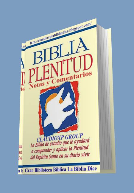 Biblia De Estudio Plenitud Pdf Gratis