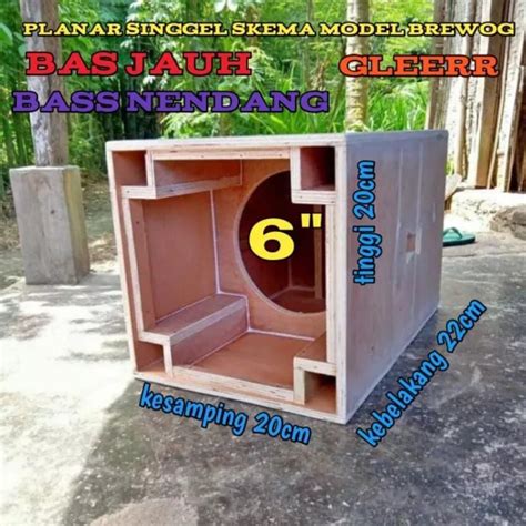 Jual BOX SPEAKER PLANAR SINGGEL 6 INCHI MODEL BREWOG Shopee Indonesia