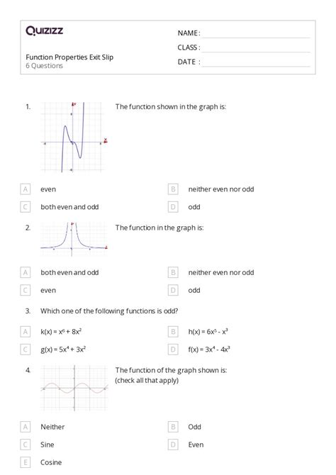 Printable Graph Sine Functions Worksheets For Year 11 Quizizz