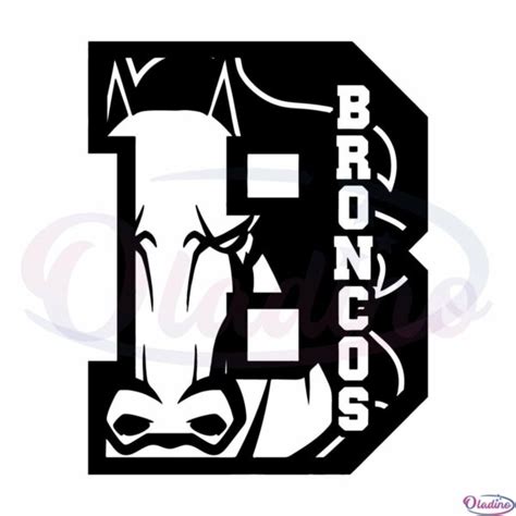 Broncos Team Logo SVG Digital File - Oladino