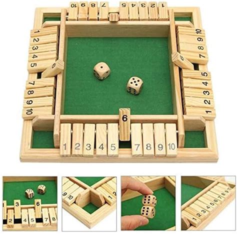 London Shut The Box Nummers Shut The Box Dobbelspel Spelers