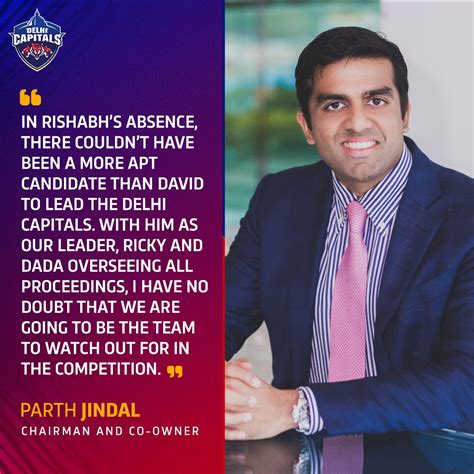 Delhi Capitals on Twitter: "Our Chairman and Co-owner, Parth Jindal is ...