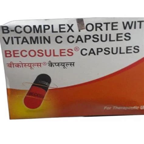 B Complex Forte Vitamin C Becosules Capsules At Rs 320 Box Pharmaceutical Capsules In