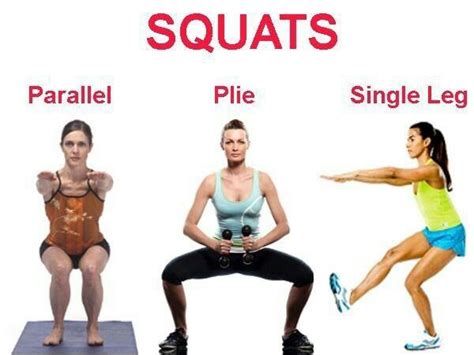 Squats3 Different Kinds H E A L T H And F I T N E S S Fitness 30