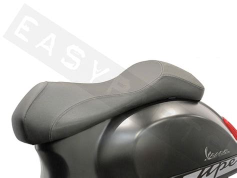 Selle Monoplace Confort Gel Vespa Gts Super Noire Selles