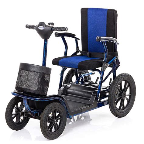 Buy 4 Wheel Electric Mobility Scooter Folding Lightweightfoldable Wheelchair 40cm Wide Seat