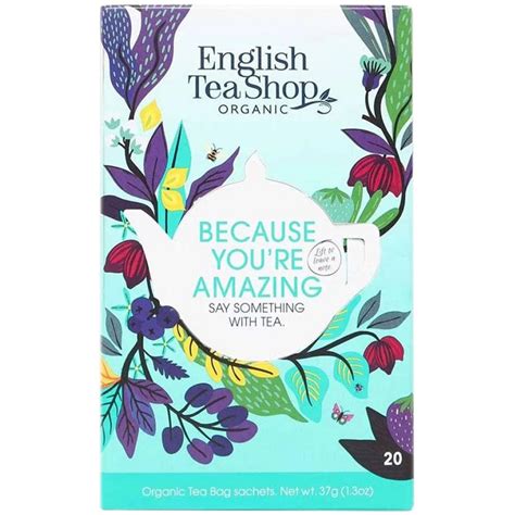 English Tea Shop Ceai Bio Because You Re Amazing 20 Plicuri 37g