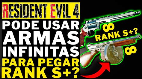 Resident Evil Remake Pode Usar Armas Infinitas Para Pegar Rank S