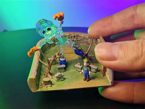 Free 3D file Luigi's Mansion 1 Graveyard 👻・3D printer model to download