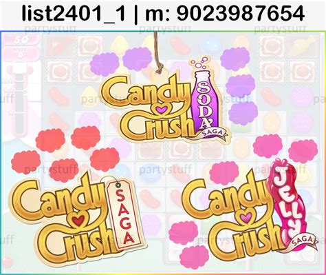 Candy Crush Theme Designs