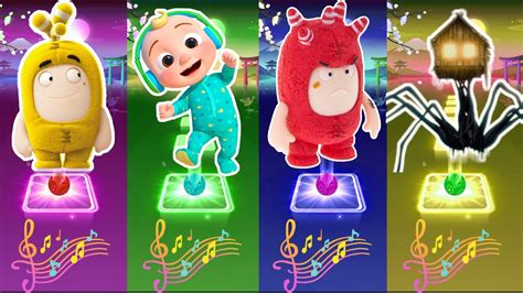 Oddbods Bubbles 🆚 Oddbods Fuse 🆚 Spider House Head 🆚 Cocomelon 🎶 Who