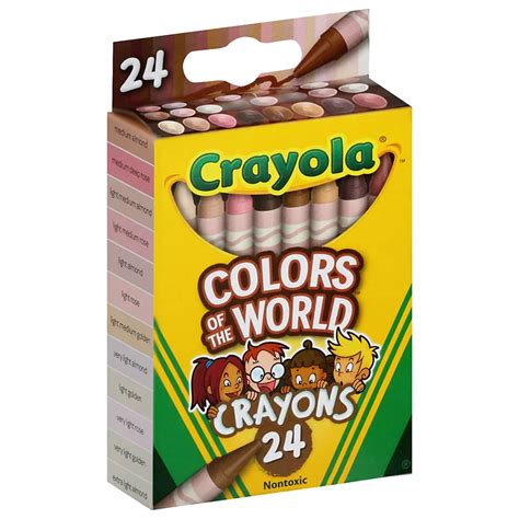 Crayola Colors Of The World Skin Tone Crayons Shop School And Office