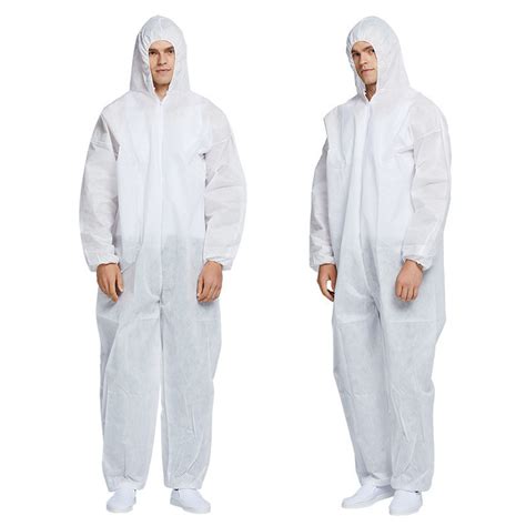 Disease Protection Disposable Chemical Coveralls Bunny Type PPE