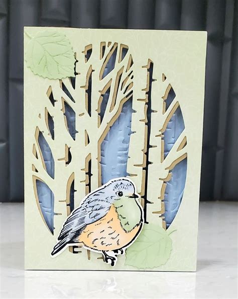 Stampin Up PERCHED IN A TREE BUNDLE Winter Cards Handmade Bee Cards