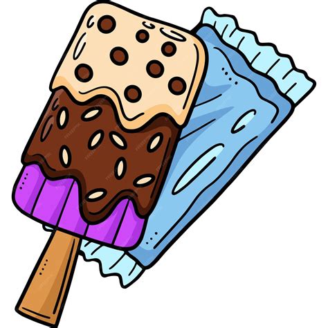 Premium Vector This Cartoon Clipart Shows A Popsicle Illustration