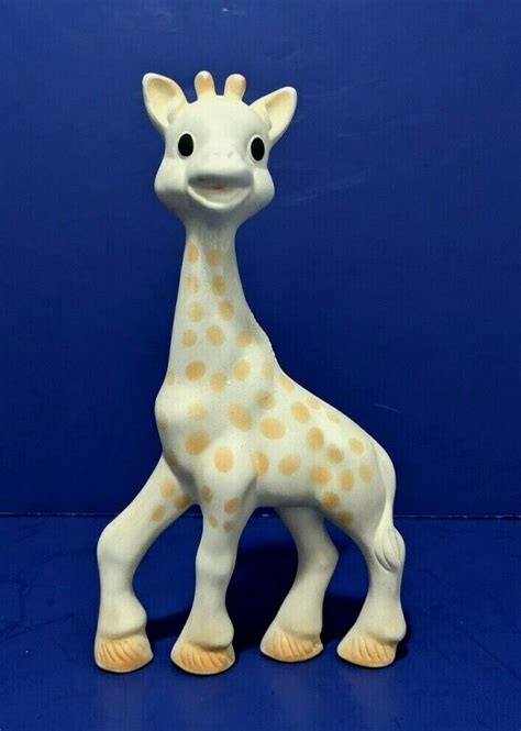 Vintage 7 Inch Slg Sophie The Giraffe Rubber Squeak Toy Retro Mid