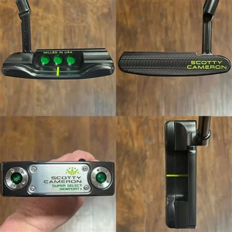 Scotty Cameron Super Select Newport Plus Putter Dlc Sombre