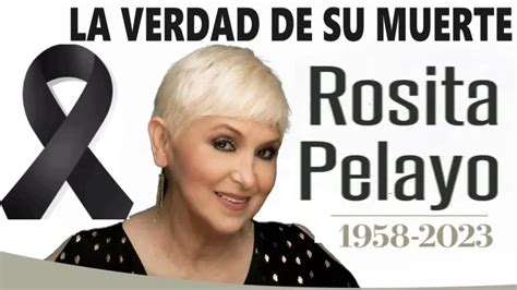 Muere Rosita Pelayo Youtube