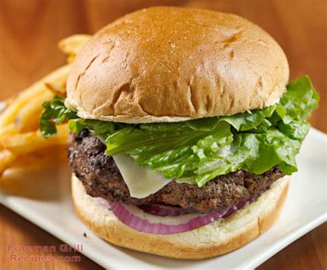 Easy & Delicious George Foreman Grill Beef Burger Recipe