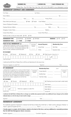 Fillable Online Application Form Chelsea Piers Fax Email Print