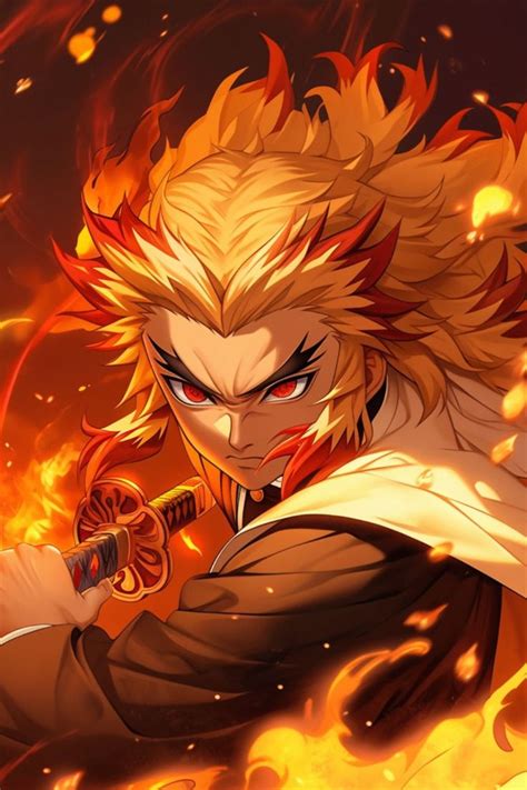 Rengoku Demon King Anime Slayer Anime Anime Wallpaper