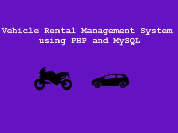 Vehicle Service Management System Using Php And Mysql Phpgurukul Store