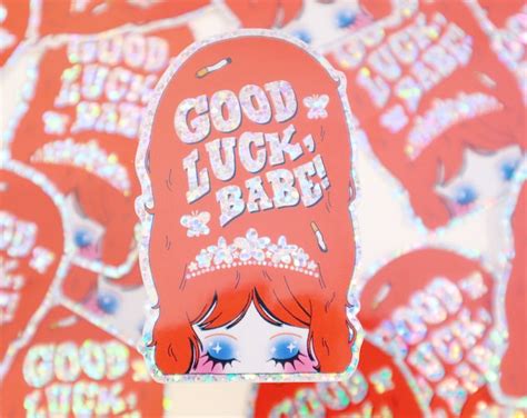 Good Luck Babe Chappell Roan Water Resistant Vinyl Stickers Etsy