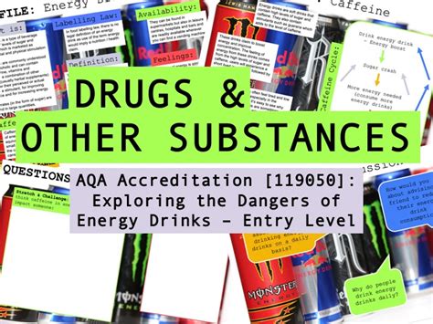 Pshce Dangers Of Energy Drinks Aqa Accreditation Teaching Resources