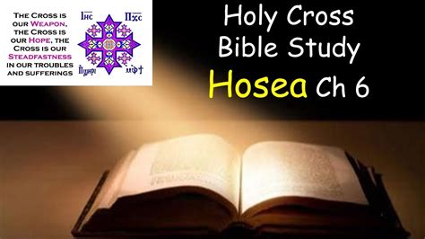Hosea Bible Study Hosea Ch 6 432024 Youtube