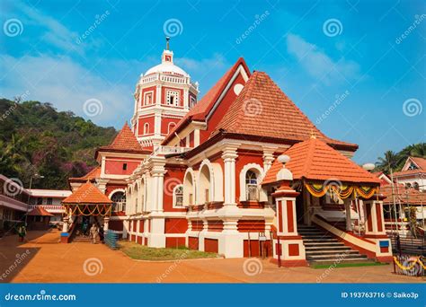 Shri Shantadurga Temple in Ponda Stock Photo - Image of mahalasa ...