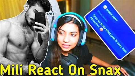 Mili React On Snax Vlog Mili And Snax Mili Reaction Youtube