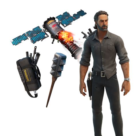 Fortnite Rick Grimes Item Bundle Png Pictures Images