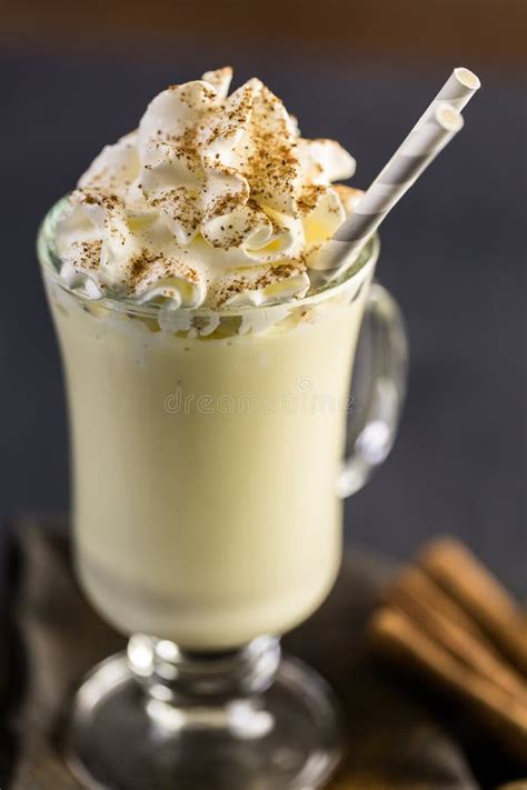 Egg Nog Stock Photo Image Of Alcoholic Drink Milk 88120278