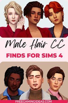 The Ultimate List Of Sims 4 Male Hair CC Maxis Match And Free To