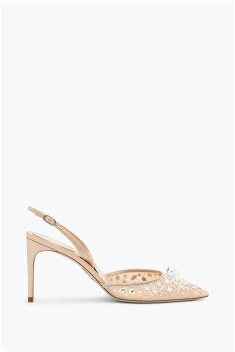 Cinderella Nude Slingback Rene Caovilla Official