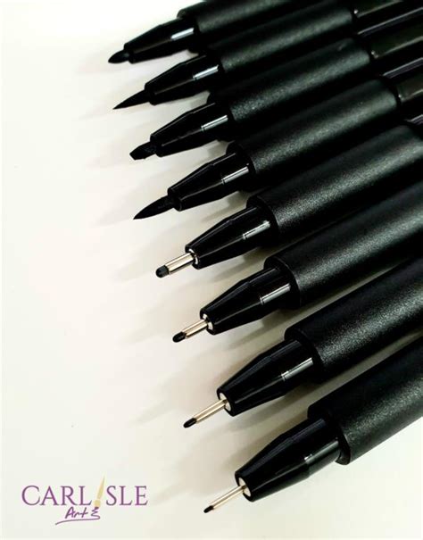 Faber Castell Pitt Artist Pens Black Set