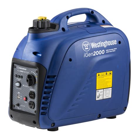 Westinghouse IGen1200 IGen2000 IPro2500 Inverter Generator Manual