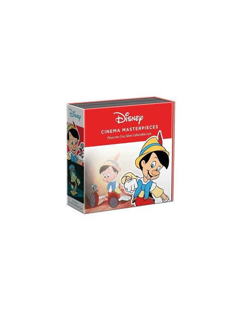 Pinocchio Disney Cinema Masterpieces Oz Moneda Plata Niue