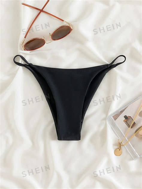 SHEIN Swim Summer Beach Thong Bikini Panty SHEIN USA