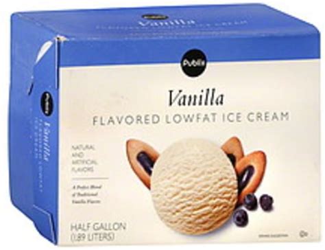 Publix Vanilla Ice Cream Gl Nutrition Information Innit