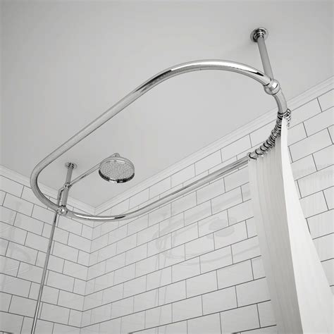 Chatsworth Traditional 1500 X 700mm Oval Shower Curtain Rail With