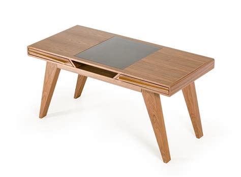Walnut Home Office Desk Furniture Los Angeles California VIG-Soria