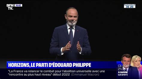 Horizons Édouard Philippe présente son parti politique