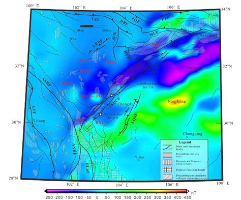 Figure From Magnetic Structure And Its Tectonic Implication Around