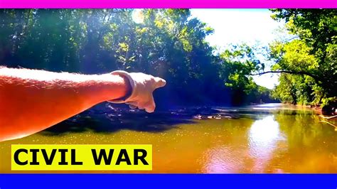 Metal Detecting A River For Civil War Relics Youtube