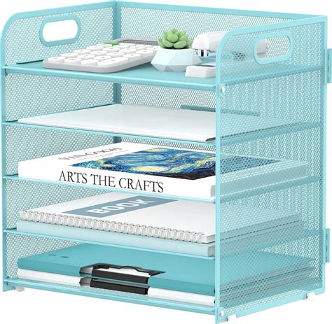 Amazon Daltack Tier Letter Tray Paper Organizer With Handle