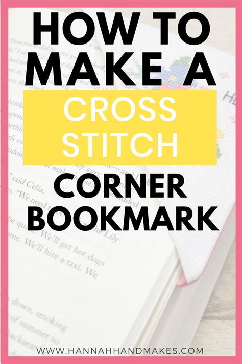 How To Make A Cross Stitch Corner Bookmark Artofit